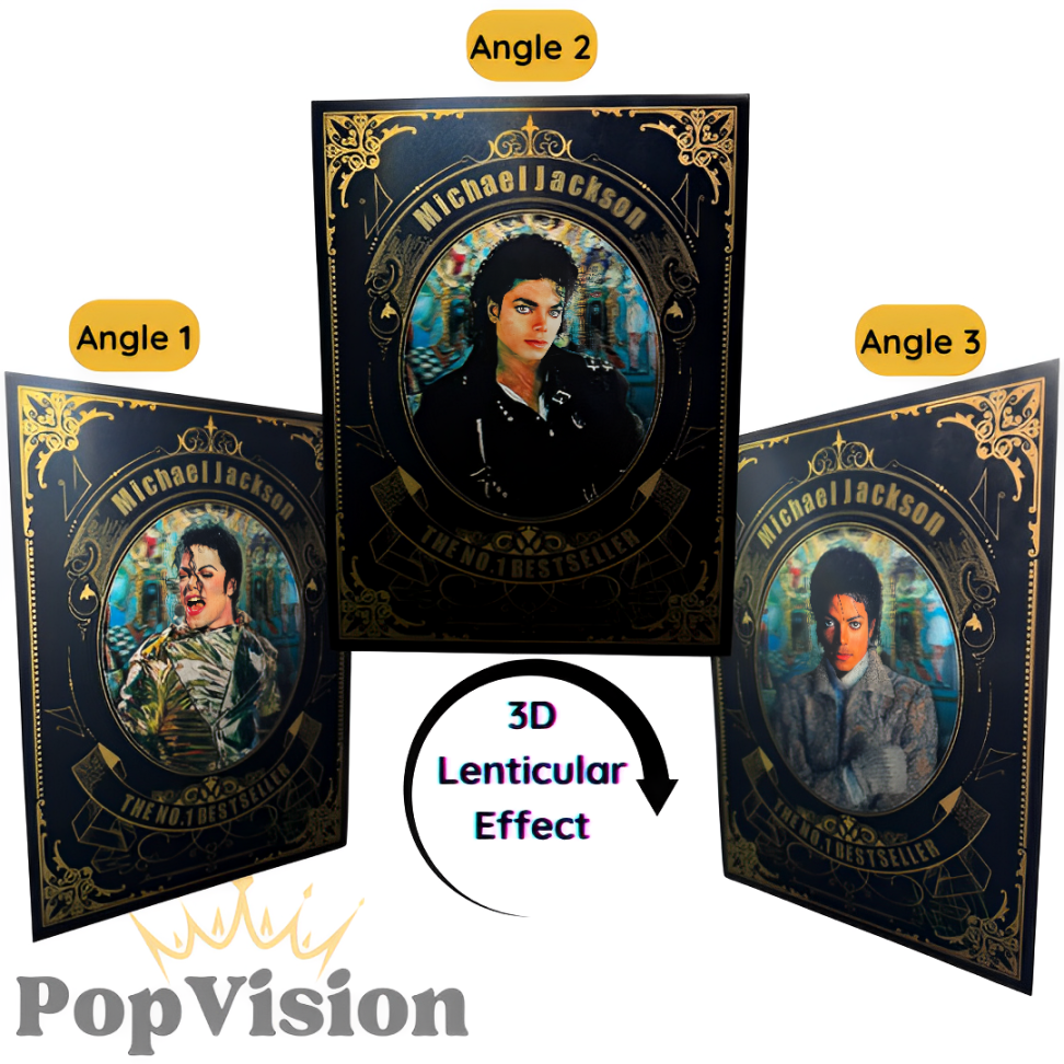 Póster 3D del Rey del Pop