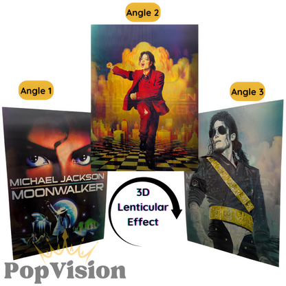 Póster 3D del Rey del Pop