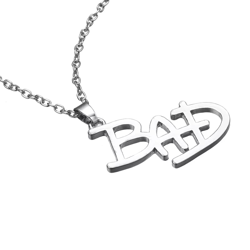 "BAD" Pendant Necklace